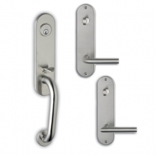 Omnia - STAINLESS STEEL METRO TUBULAR DEADBOLT HANDLESET Omnia - STAINLESS STEEL METRO TUBULAR DEADBOLT HANDLESET