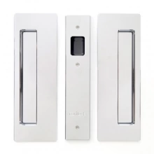 Cavilock<br />CL400A0026 - Cavity Sliders Passage Pocket Door Set, Non-Magnetic Latching, Bright Chrome, for 1 3/4" Door Thickness