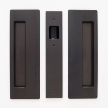 Cavilock<br />CL400A0225 - Cavity Sliders Passage Pocket Door Set, Non-Magnetic Latching, Oil Rubbed Bronze, for 1 3/8" Door Thickness