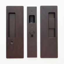 Cavilock<br />CL400C0228 - Cavity Sliders Magnetic Key Locking Pocket Door Set, Key LH (Left Hand)/Snib RH (Right Hand), Oil Rubbed Bronze, for 1 3/8" Door Thickness
