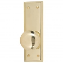 Brass Accents<br />D07-K539 G/H - Quaker Collection Privacy Interior Set