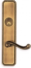 Omnia<br />24570 - Omnia Solid Brass Mortise Lever Lockset- 24570