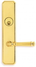Omnia<br />D11904 - Omnia Solid Brass Deadbolt Lever Lockset- D11904