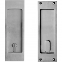 Linnea <br />PL210-PR - Privacy Pocket Door Lock with Oval Turn Piece
