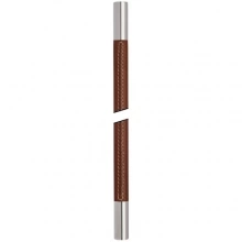 Turnstyle Designs<br />R2598 - Recess Leather, Door Pull, Large Barrel