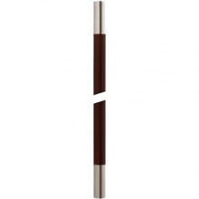 Turnstyle Designs<br />R2645 - Recess Leather, Door Pull, Large Barrel